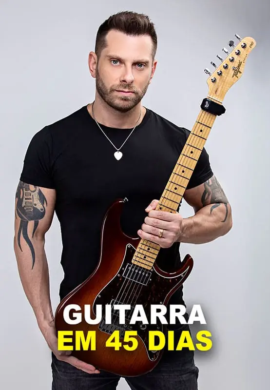 Capa do curso Guitarra em 45 Dias